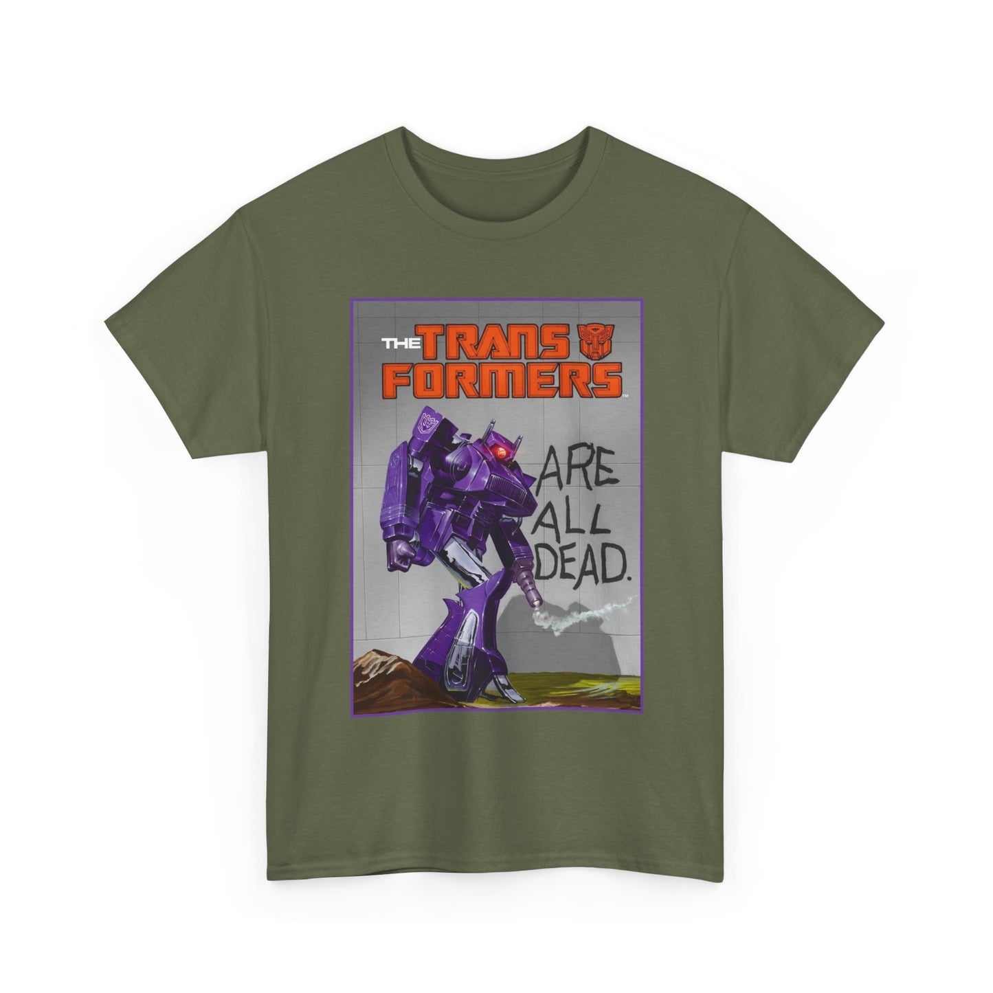Transformers T-Shirt - "Are All Dead" - Marvel Comics