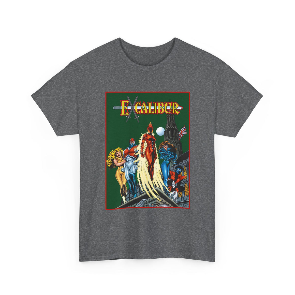 Excalibur T-Shirt - Nightcrawler, Phoenix, Captain Britain - Alan Davis Art - Marvel Comics
