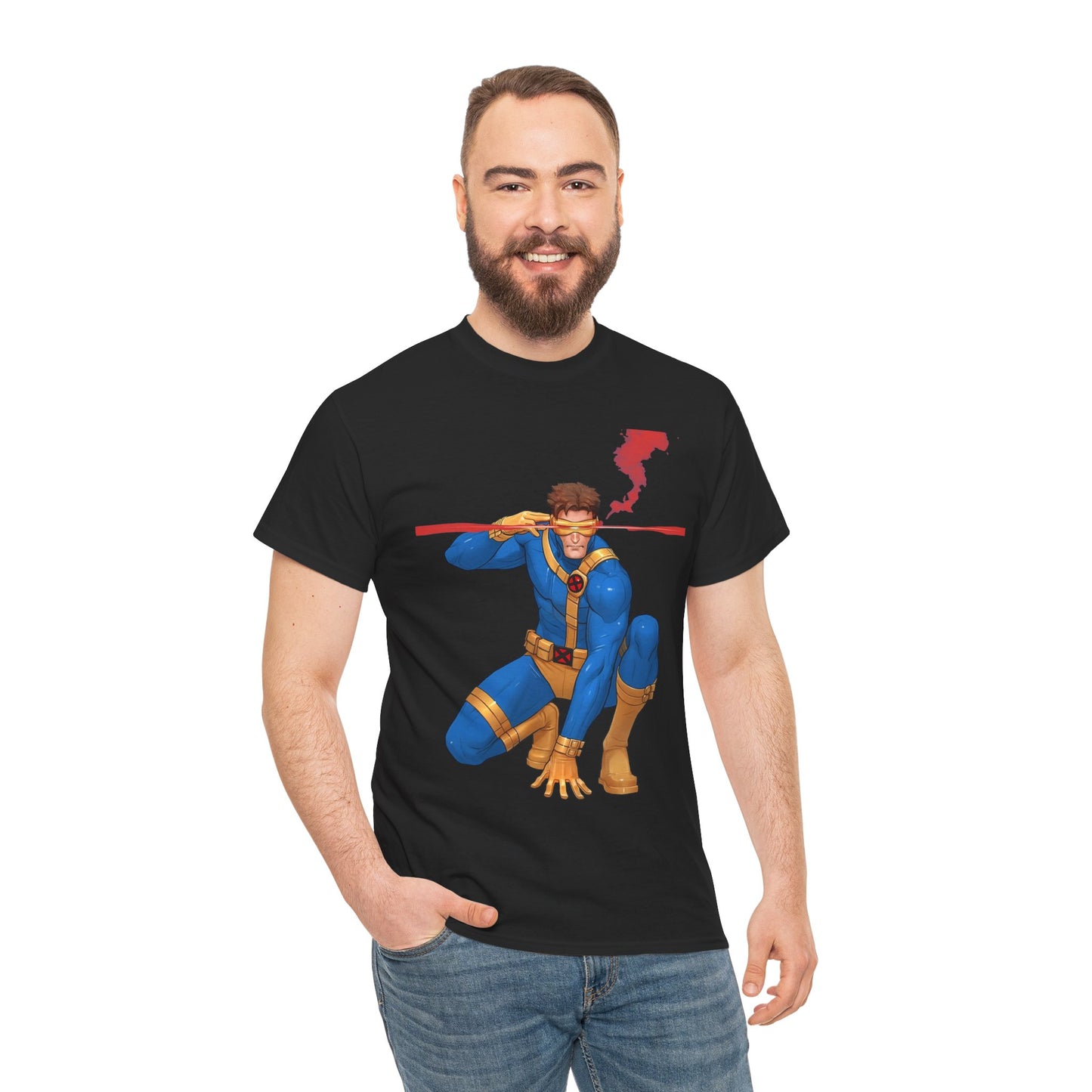 Cyclops T-Shirt - David Nakayama Art - X-Men Member - Marvel Comics
