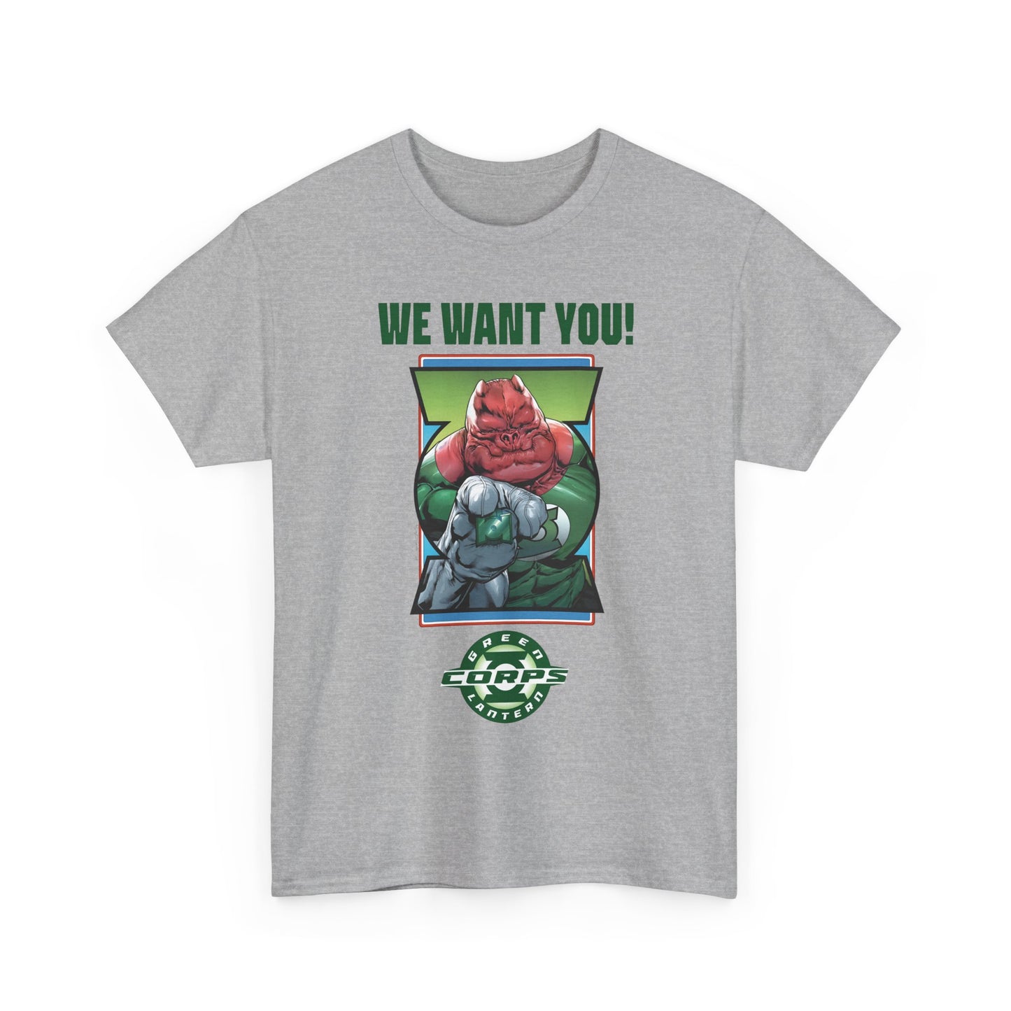 Kilowog T-Shirt - Green Lantern Corps Recruitment Poster - "We Want You!" - DC Comics