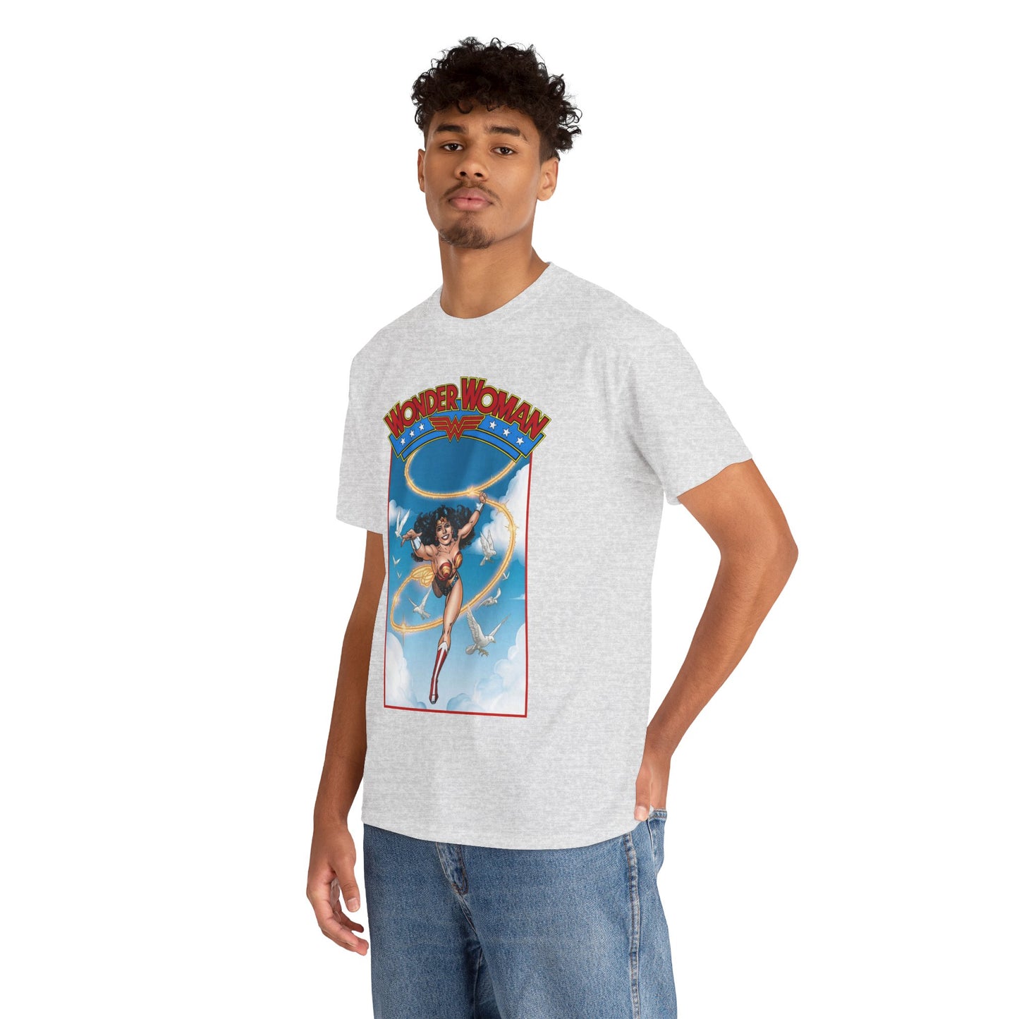 Wonder Woman T-Shirt - George Perez Art - Post-Crisis 1980s Retro Graphic - Themyscira - DC Comics
