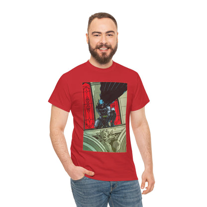 Batman T-Shirt - Cully Hamner Art - Batman Allies Secret Files Cover - Gotham Protector - And a Gargoyle! - DC Comics