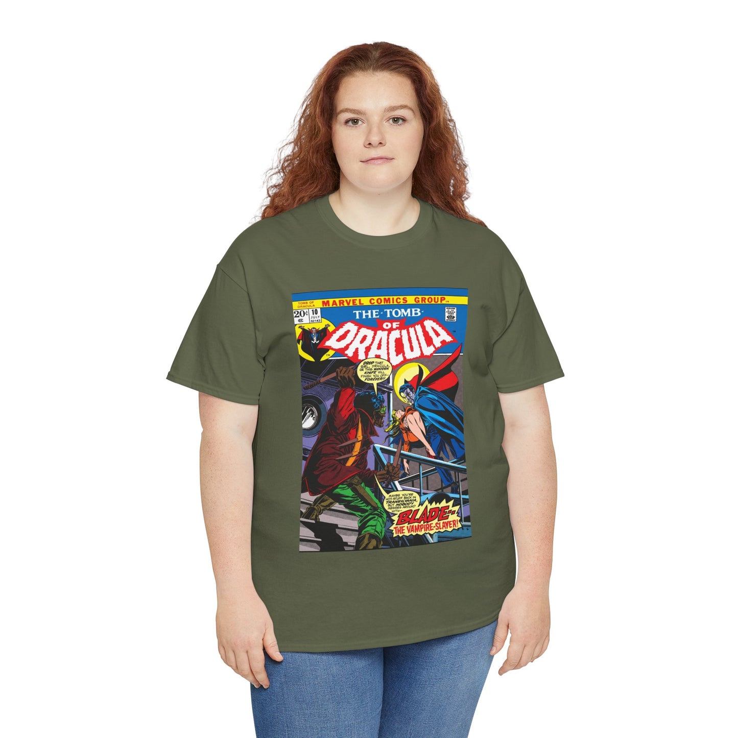 Tomb of Dracula T-Shirt - #10, First Appearance of Blade, Vampire Hunter - Marvel Comics