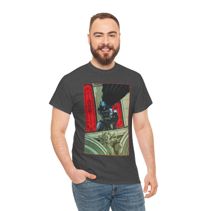 Batman T-Shirt - Cully Hamner Art - Batman Allies Secret Files Cover - Gotham Protector - And a Gargoyle! - DC Comics