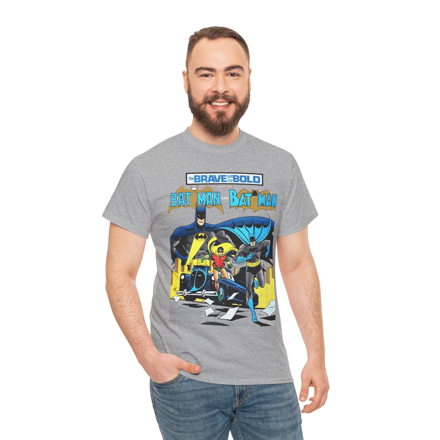 Brave & Bold #200 T-Shirt - Jim Aparo Art - Golden Age & Bronze Age Batman Team-Up - DC Comics