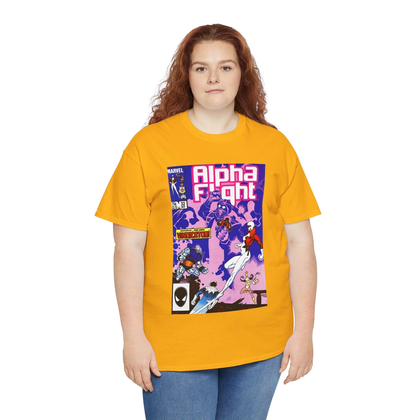 Alpha Flight #32 T-Shirt - Mike Mignola Art - Marvel Comics