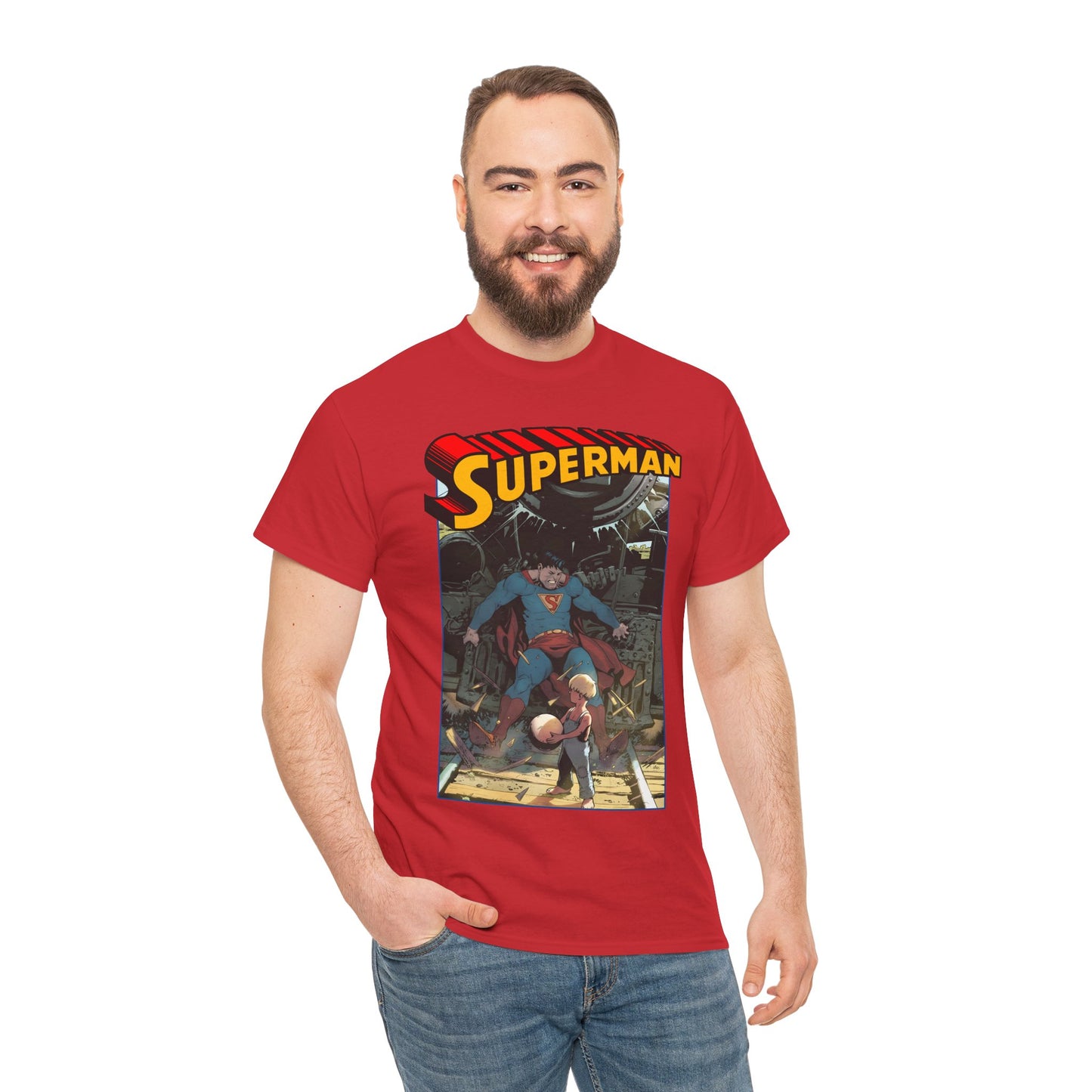 Superman T-Shirt - Patrick Gleason Art - Action Comics #1000 Story - Man of Steel - DC Comics