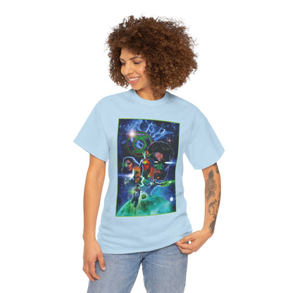 Green Lantern T-Shirt - Liam Sharp Art - Alan Scott, Hal Jordan, Kyle Rayner - DC Comics