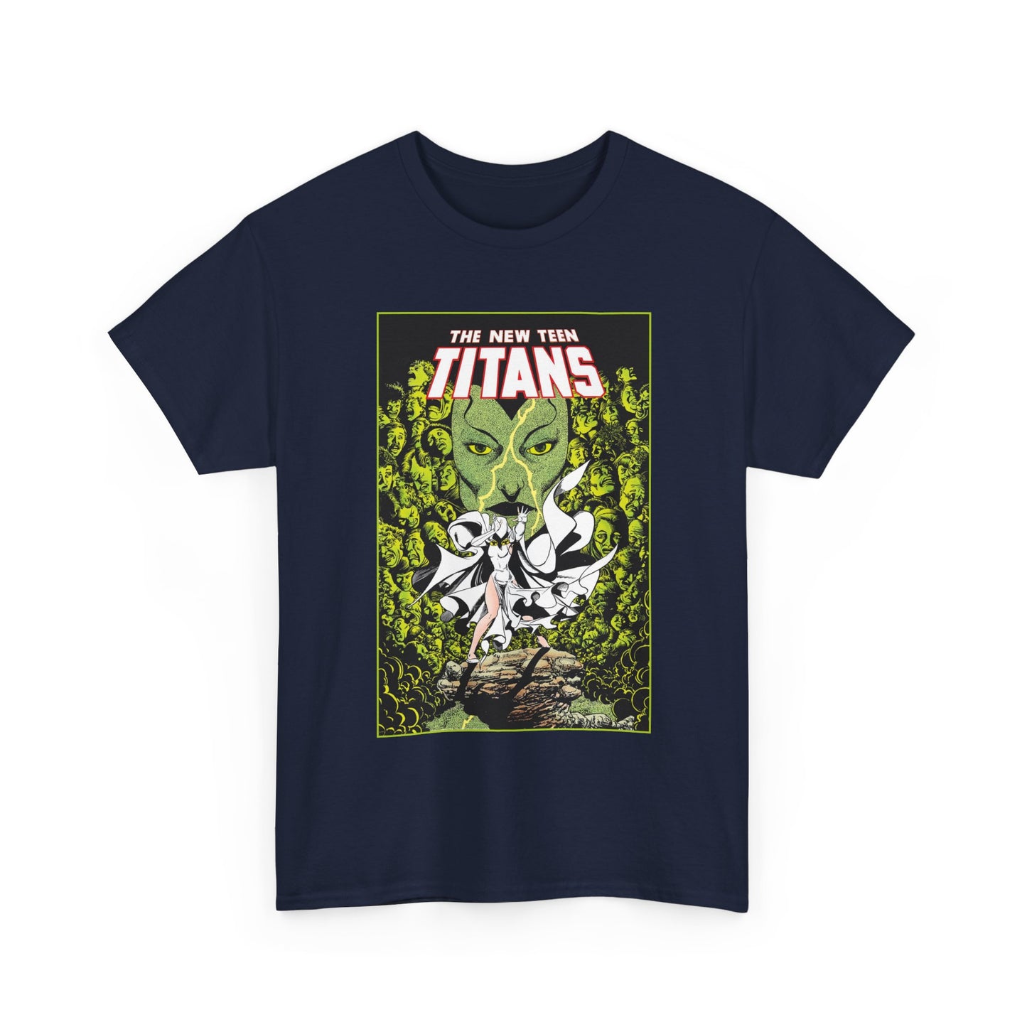 Raven T-Shirt - George Perez Art - New Teen Titans - Versus Phobia - White Raven Costume - DC Comics
