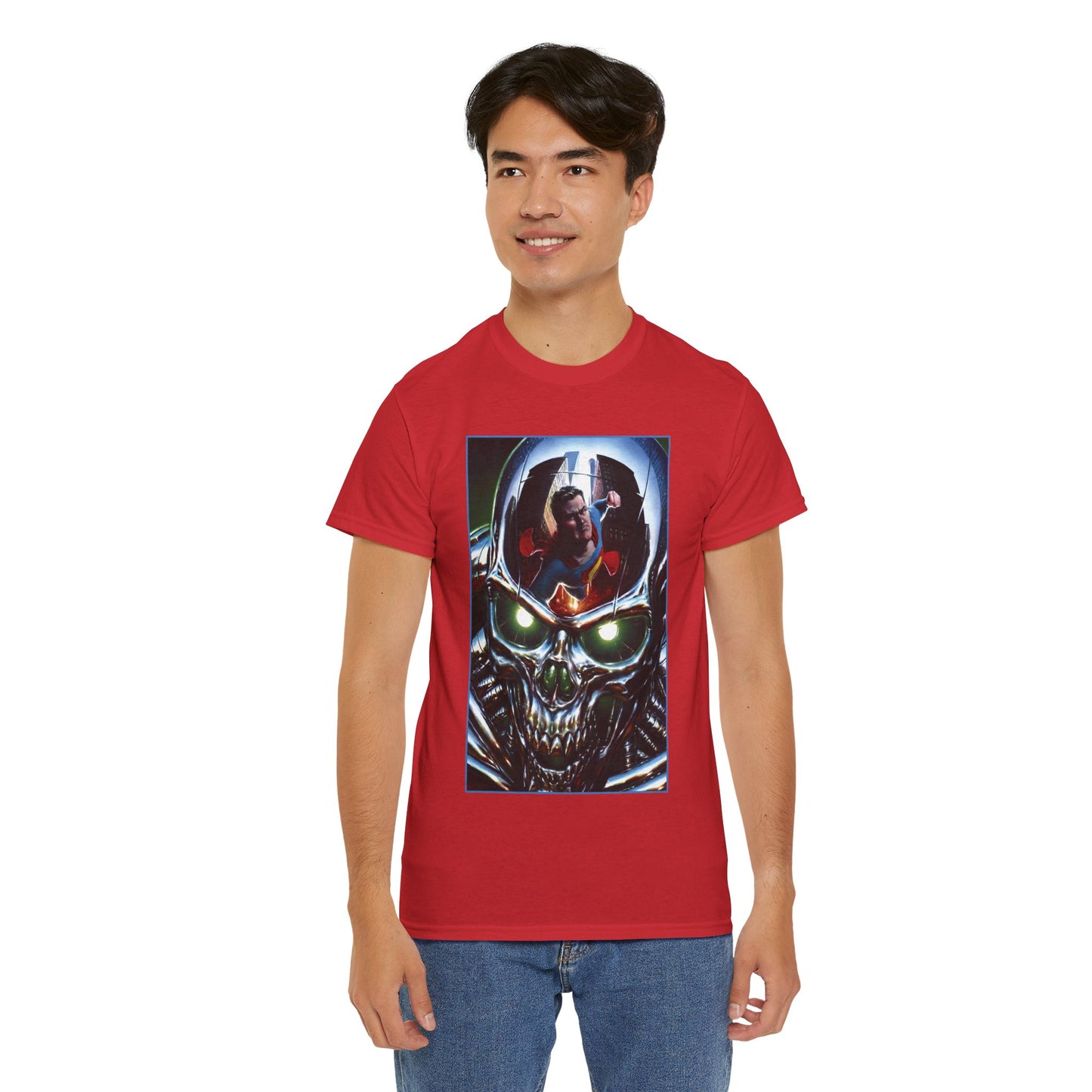 Superman T-Shirt - Steve Beach Art - Vs Metallo - Action Comics #1051 Cover - DC Comics