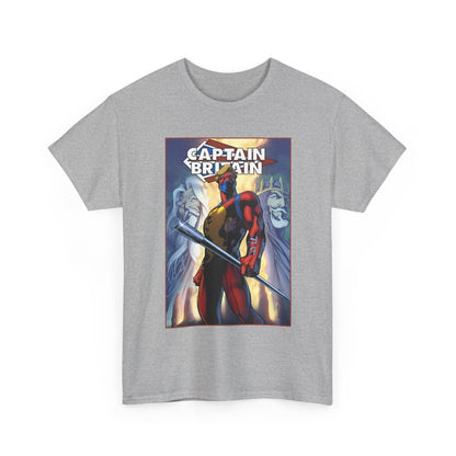 Captain Britain T-Shirt - Alan Davis Art - Excalibur Member - Marvel Comics