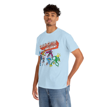 Captain Carrot & the Zoo Crew T-Shirt - 1980s Funny Animal Comic Series - DC Comics
