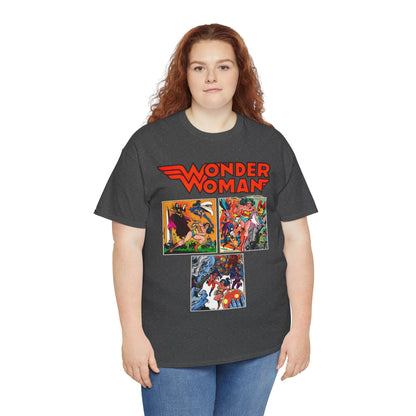 Wonder Woman T-Shirt - Ross Andru & Dick Giordano Art - Judgment in Infinity Story - Zatanna, Supergirl, Huntress, Power Girl, Raven, Wonder Girl, Starfire - DC Comics