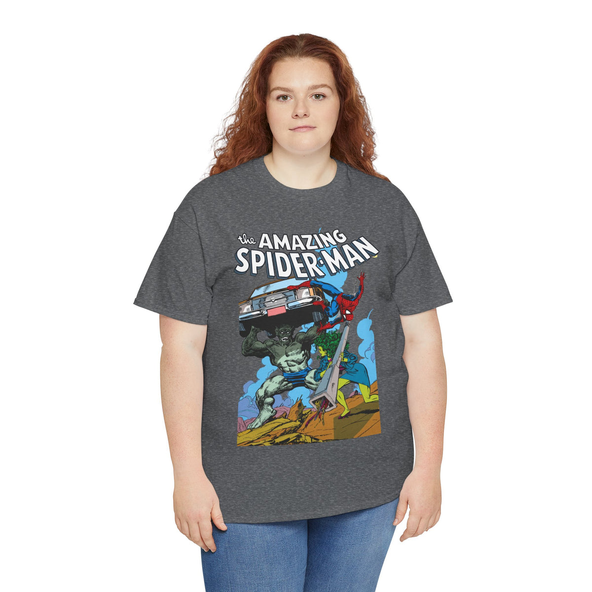 Amazing Spider-Man & She-Hulk T-Shirt - John Byrne Art - Marvel Comics