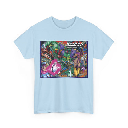 Wildcats T-Shirt - Jim Lee Art - #0 Cover - Spartan, Grifter, Zealot, Voodoo, Maul, Warblade, Emp - Image Comics/Wildstorm/DC Comics - WildC.A.T.S.