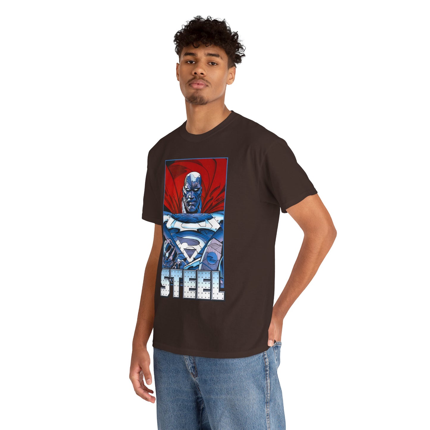 Steel T-Shirt - Superman Family - Reign of the Supermen - John Henry Irons - Steelworks - DC Comics