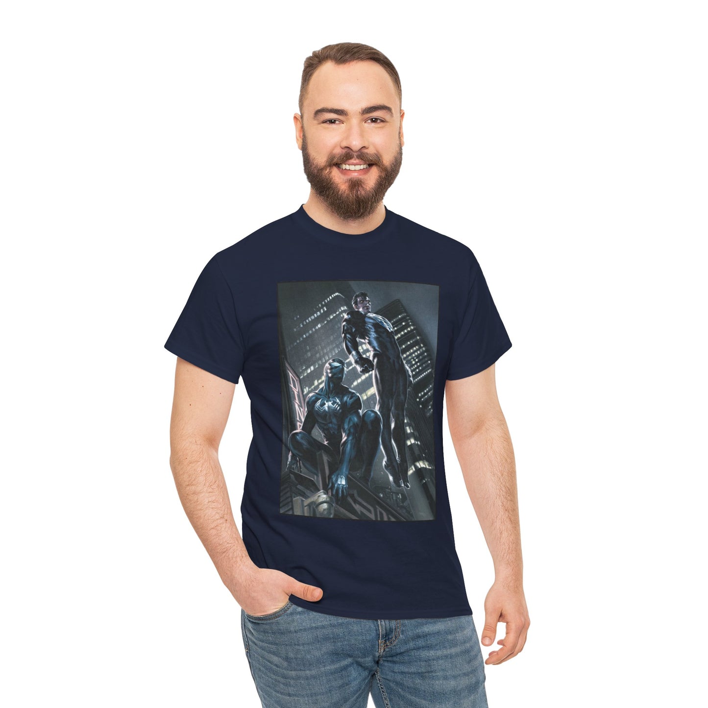 Superman/Amazing Spider-Man T-Shirt - Gabriele Dell'Otto Variant Art - DC/Marvel Comics