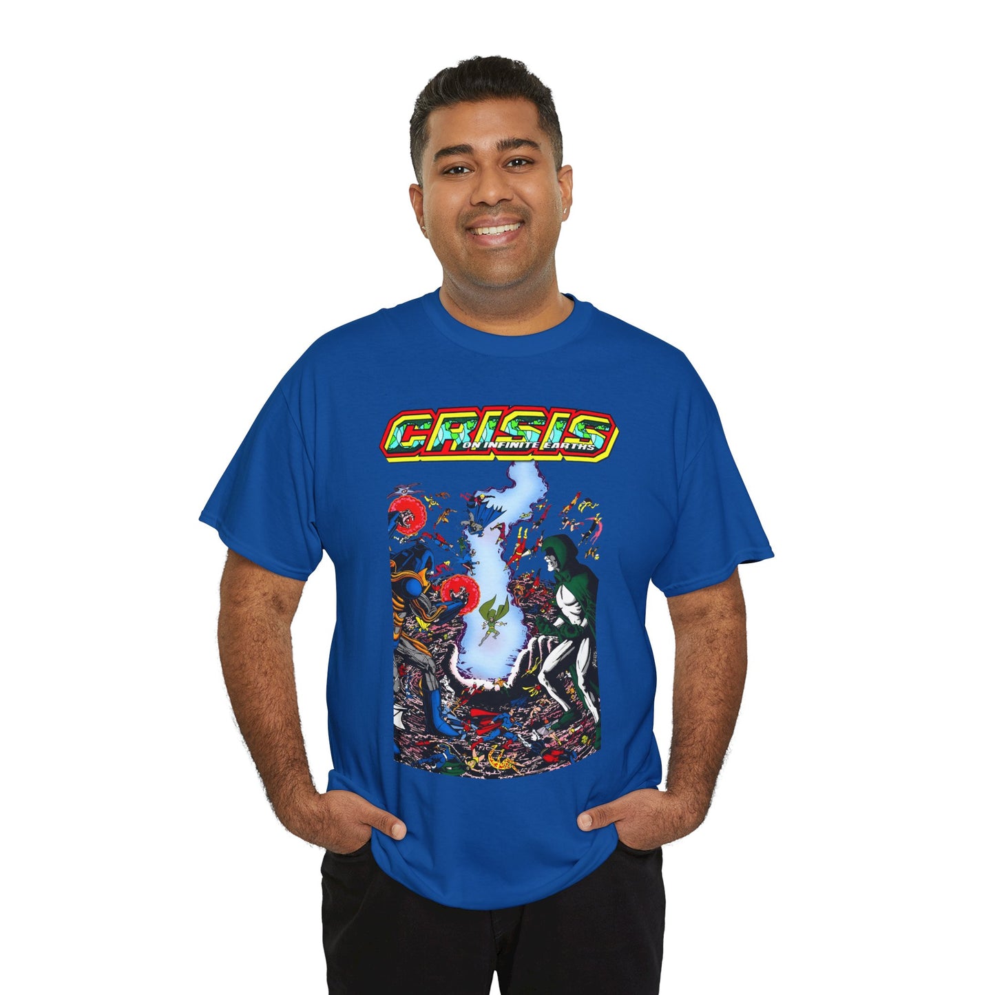 Crisis on Infinite Earths T-Shirt - George Perez Art - #10 Cover - Spectre Vs Anti-Monitor - DC Comics