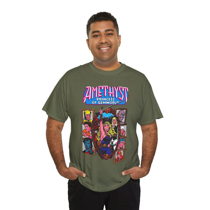 Amethyst Princess of Gemworld T-Shirt - Ernie Colon Art - Sardonyx, Dark Opal, Granch, Citrina - DC Comics