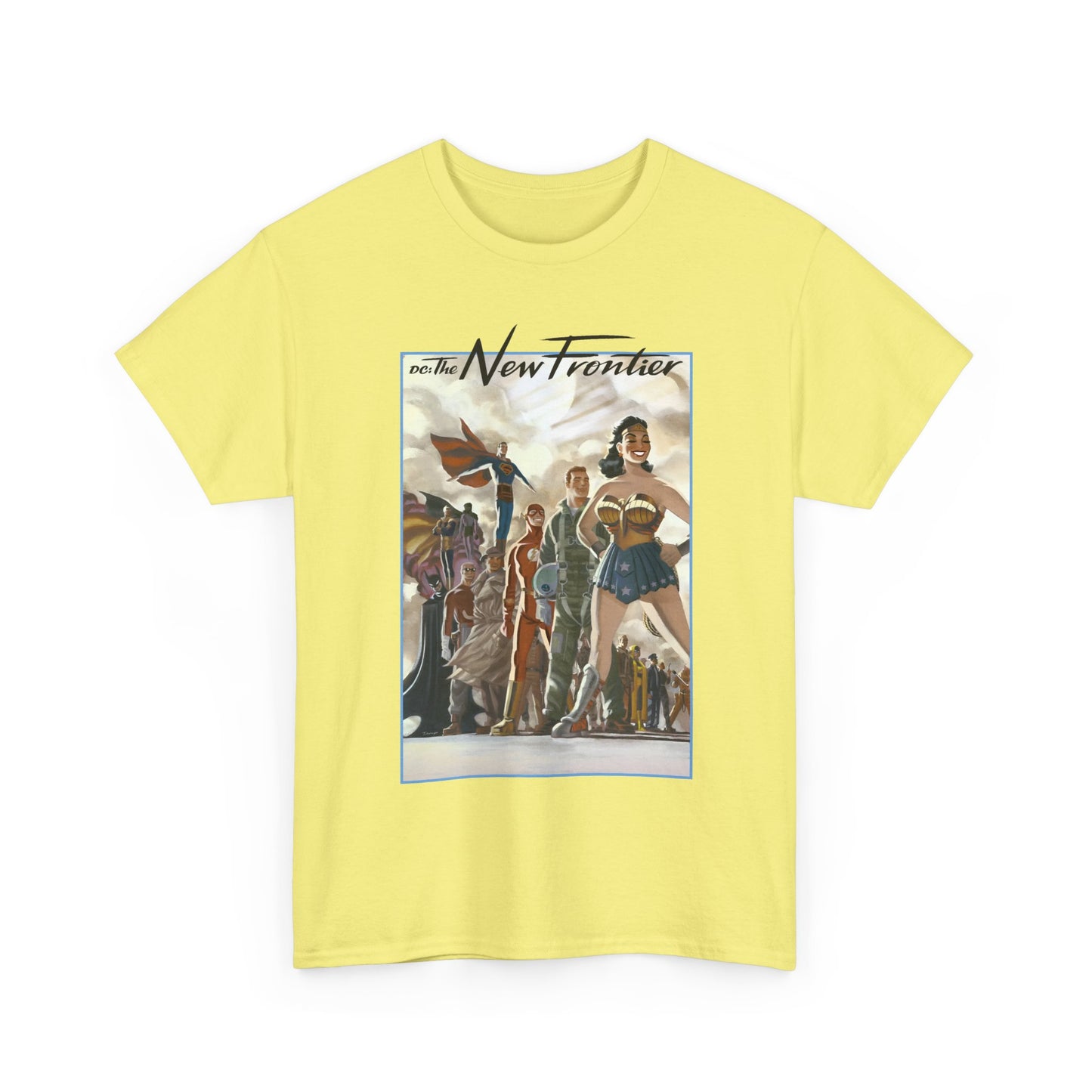 DC: The New Frontier T-Shirt - Darwyn Cooke Art - Superman, Wonder Woman, Flash, Batman - DC Comics