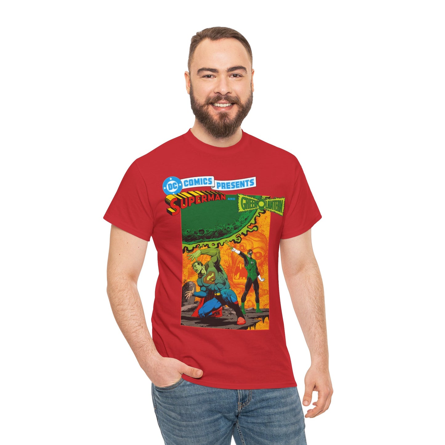 DC Comics Presents #26 T-Shirt - Jim Starlin Art - Superman & Green Lantern Team-Up - DC Comics