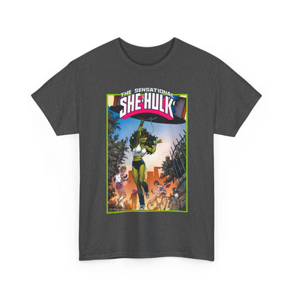 Sensational She-Hulk T-Shirt -John Byrne Poster Art - Jennifer Walters, Hulk's Cousin - Marvel Comics