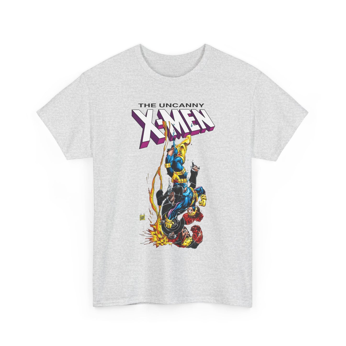 Cyclops Vs Havok T-Shirt - Adam Kubert Art - Uncanny X-Men - Marvel Comics