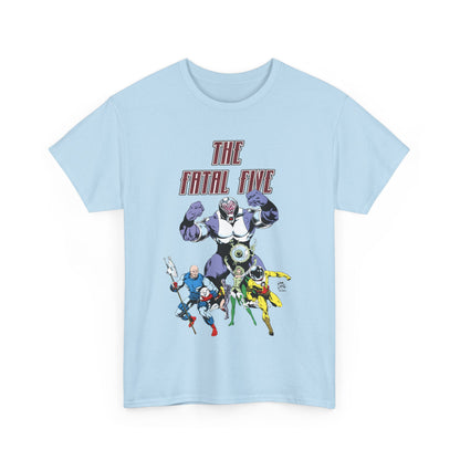 Fatal Five T-Shirt - Legion of Super-Heroes Villains - DC Comics LOSH - Validus, Emerald Empress