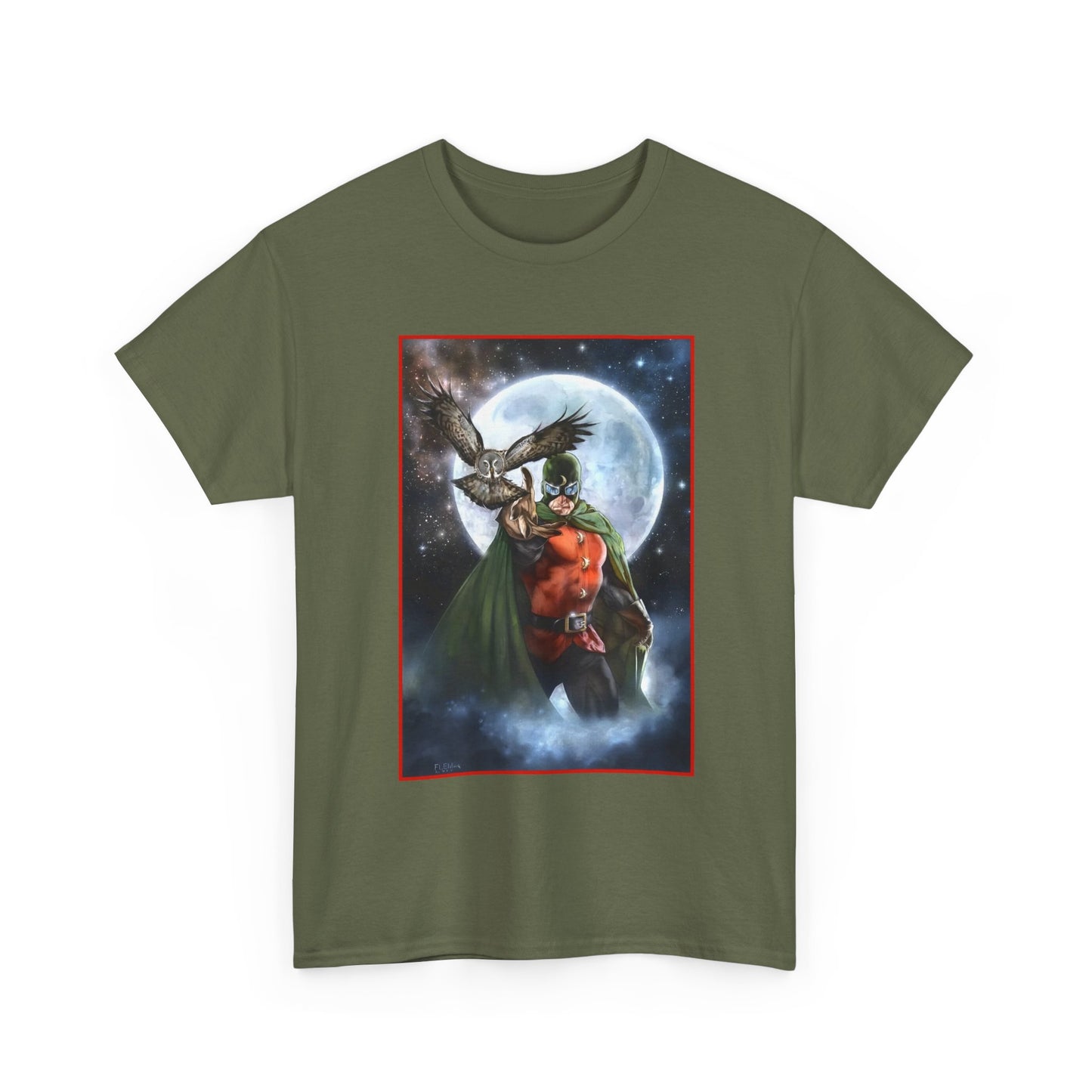 Doctor Mid-Nite T-Shirt - DC Comics - Golden Age Justice Society/JSA Member - Fleming Art