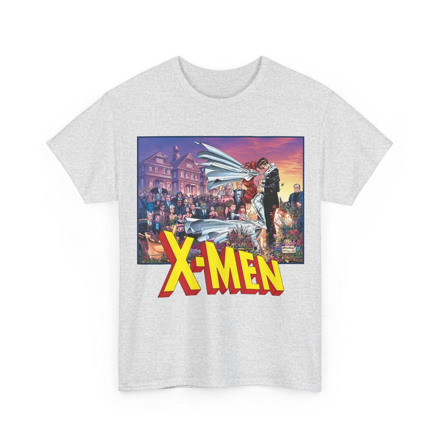 X-Men T-Shirt - Andy Kubert Art - Wedding of Scott & Jean Grey - Marvel Comics