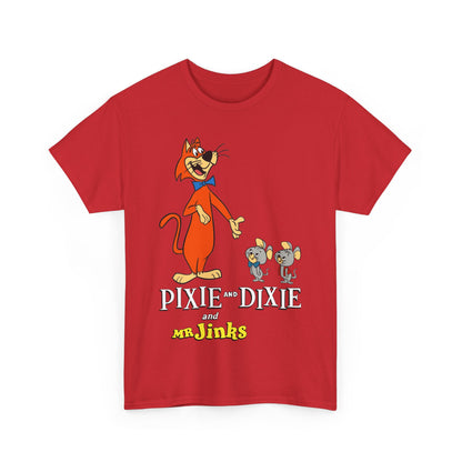Pixie & Dixie & Mr Jinks T-Shirt - Classic Hanna-Barbera Saturday Morning Cartoon - I Hate Meeces to Pieces!
