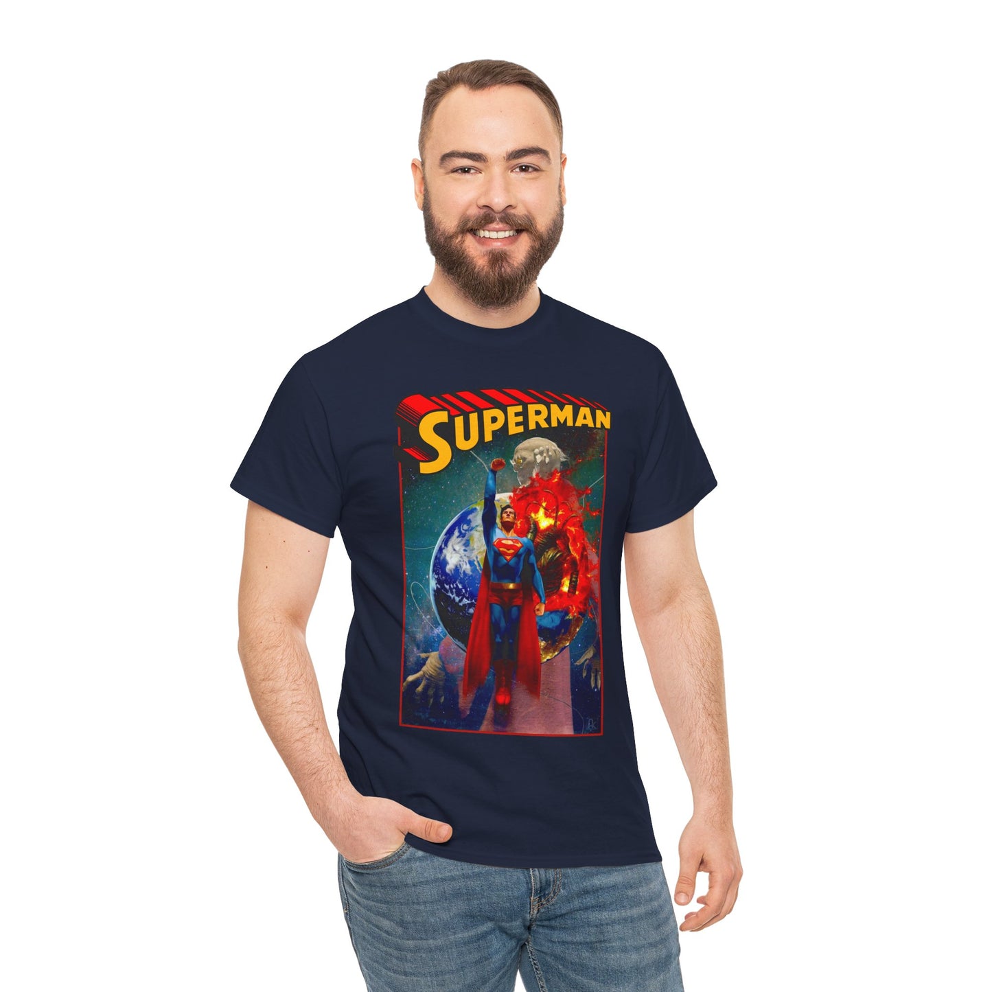 Superman T-Shirt - Ariel Colón Art - DC K.O. Cover Art - DC Comics