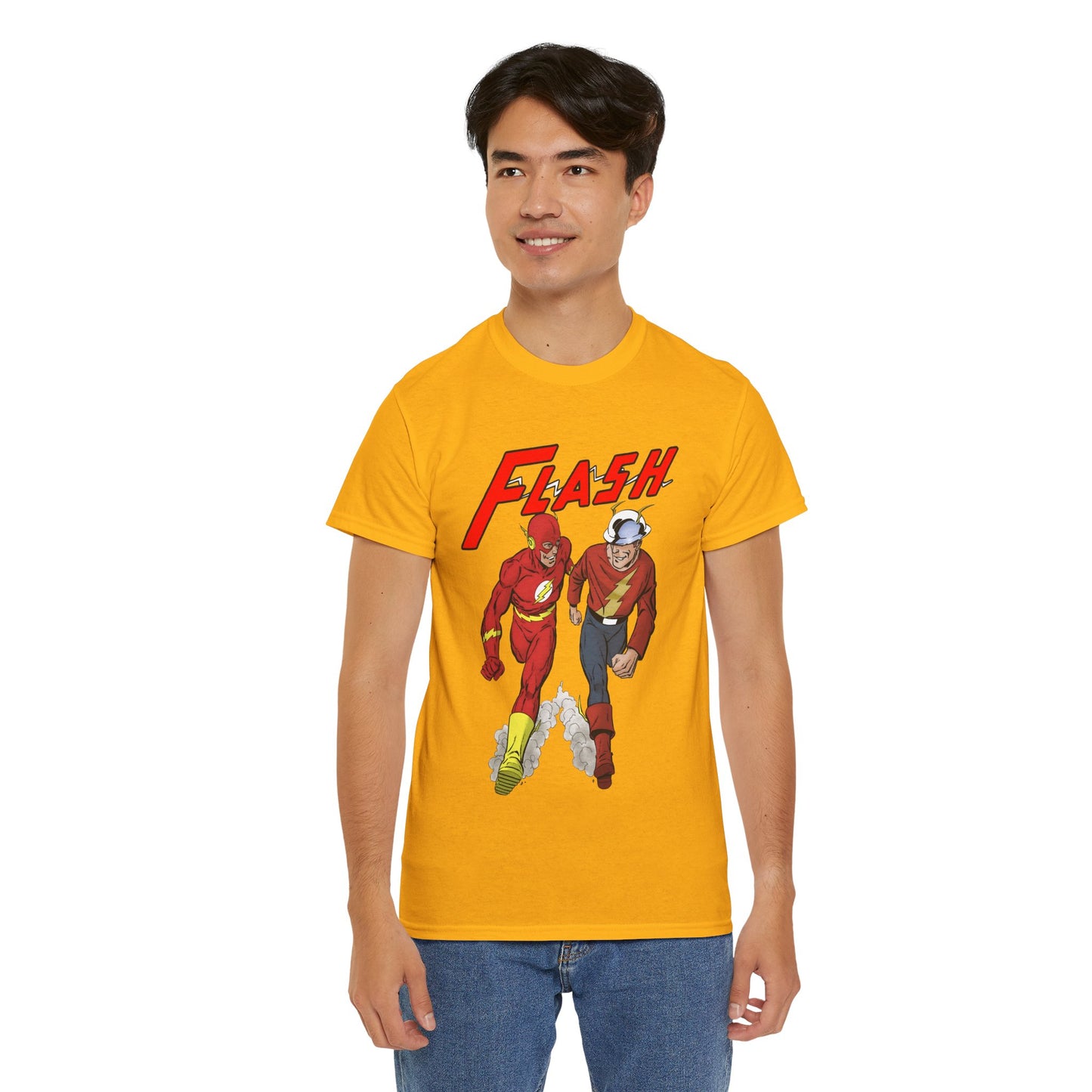 Flash T-Shirt - John Byrne - Barry Allen, Jay Garrick - Golden Age, Silver Age - DC Comics