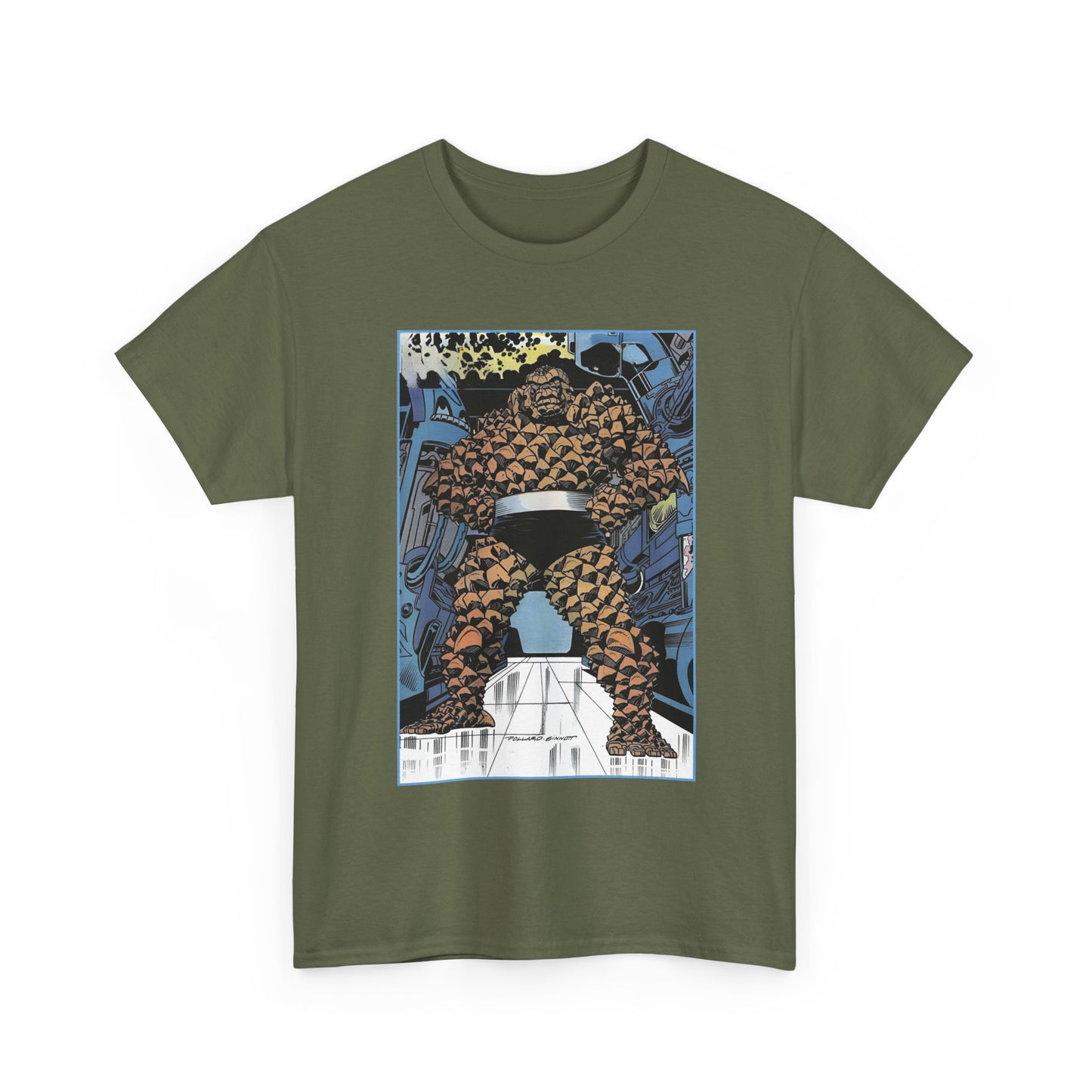 The Thing T-Shirt - Keith Pollard Art - Fantastic Four Pin-Up - Marvel Comics