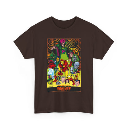 Iron Man T-Shirt - Bob Layton Art - Tony Stark - Ultron, Doctor Doom, The Mandarin, The Beetle - Marvel Comics