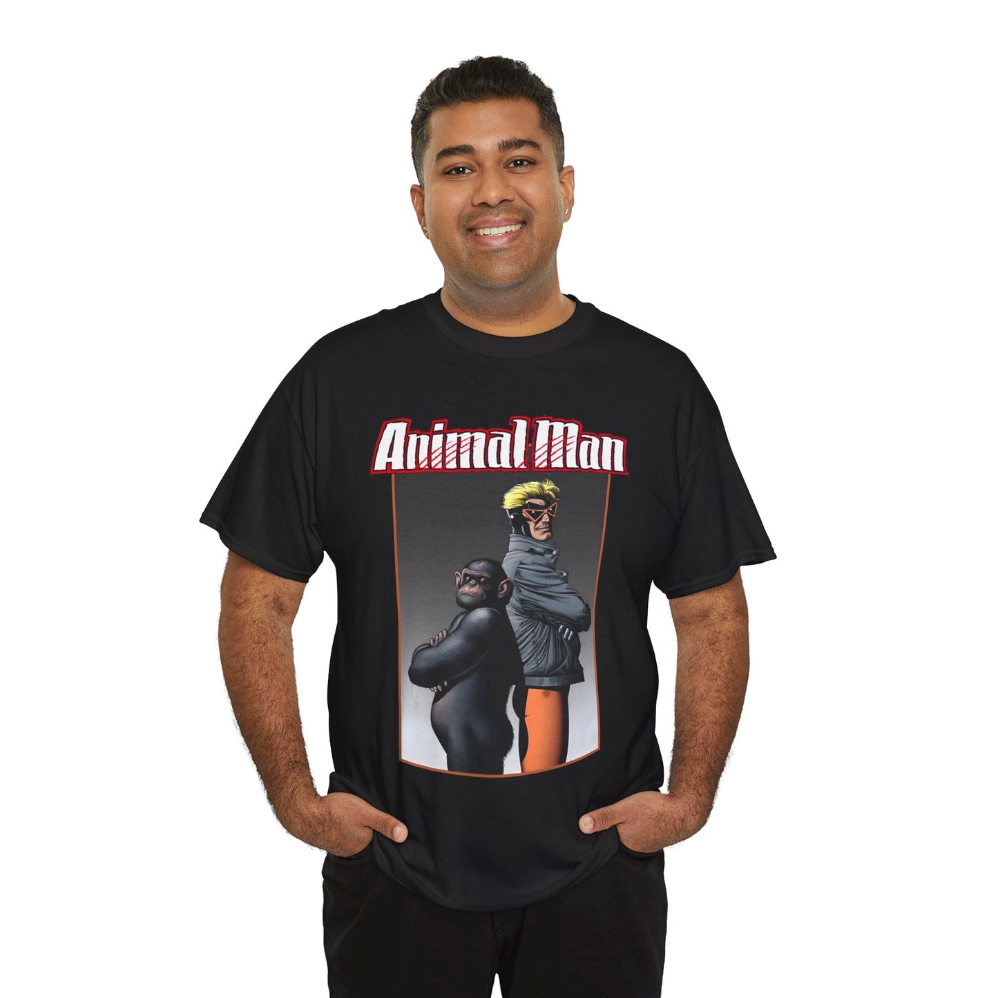 Animal Man T-Shirt - Brian Bolland Art - Buddy Baker - Grant Morrison Series - Vertigo Comics/DC Comics