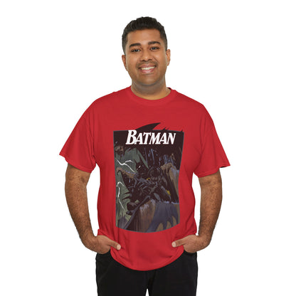 Batman T-Shirt - Norm Breyfogle Art - 1990s Dark Knight Detective - Gotham City - Perched on A Gargoyle - DC Comics