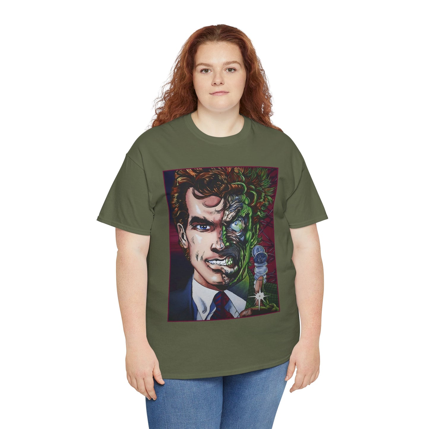 Two Face T-Shirt - Neal Adams Art - DC Comics