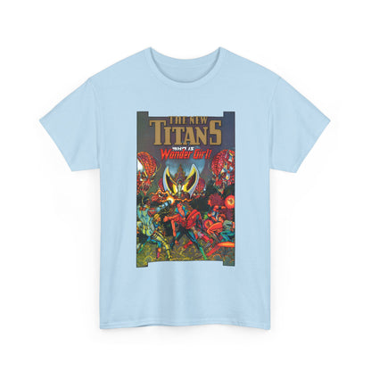 New Titans T-Shirt - George Perez Art - Who is Donna Troy? - Nightwing, Troia, Starfire, Cyborg, Jericho, Raven - DC Comics