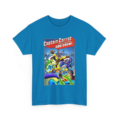 Captain Carrot & Zoo Crew T-Shirt - DC Comics Bronze Age Funny Animals, Superman Guest Star - 1980s