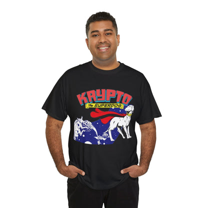 Krypto T-Shirt - James Gunn Superman Movie 2025 - Superman's Beloved Pet -Super Dog from Krypton - Stays at the Fortress of Solitude - DC Comics