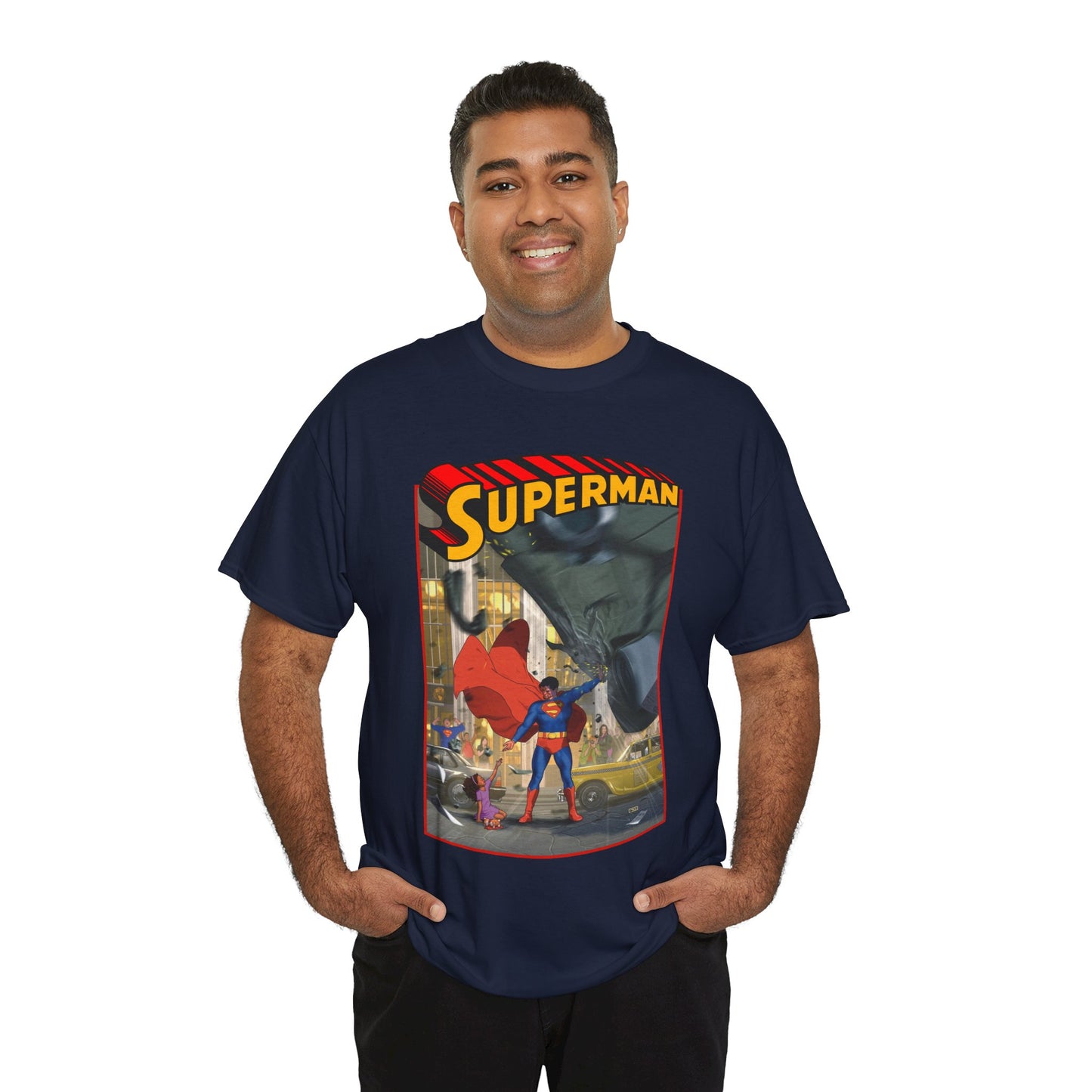 Superman T-Shirt - Taurin Clarke Art - Man of Steel, Metropolis - DC Comics