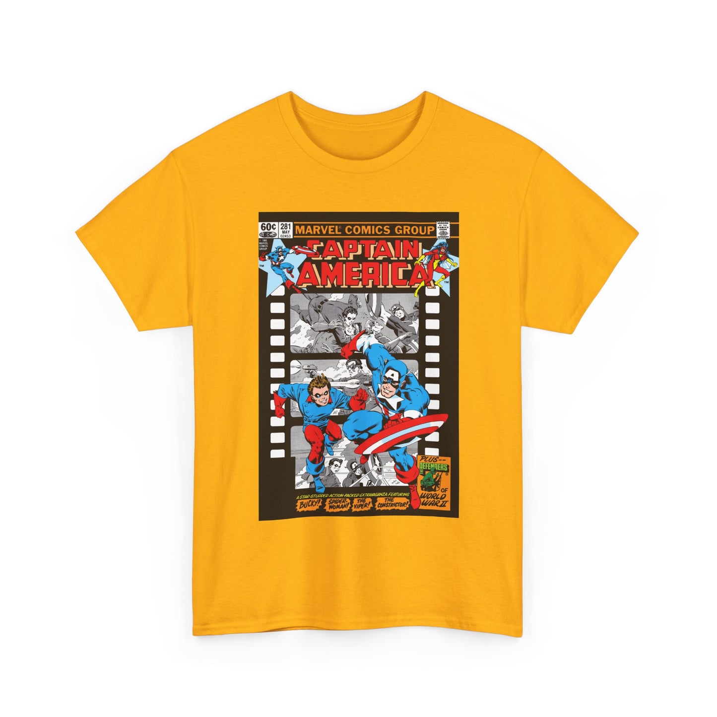 Captain America #281 T-Shirt - Mike Zeck Art - Marvel Comics