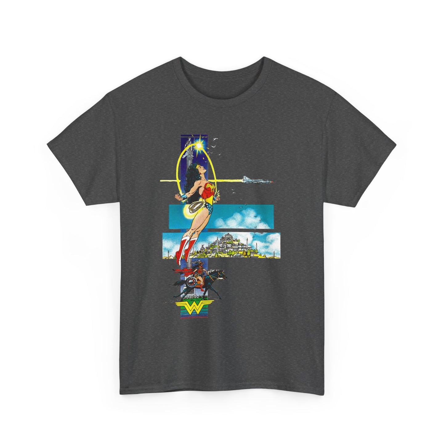 Wonder Woman T-Shirt - George Perez Art - From History of the DC Universe Series - Themyscira - DC Comics
