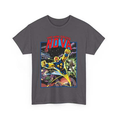 The Man Called Nova T-Shirt - Marvel Comics - Richard Rider - 1970s Comic Series Art - Cosmic Superhero