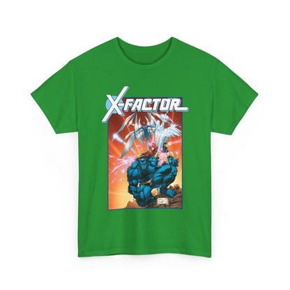 X-Factor T-Shirt - Whilce Portacio Art - Cyclops, Jean Grey, Iceman, Arcangel, Beast - X-Men Founding Members - Marvel Comics