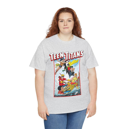 Teen Titans T-Shirt - John Byrne Art - Robin, Wonder Girl, Kid Flash, Speedy, Aqualad - DC Comics