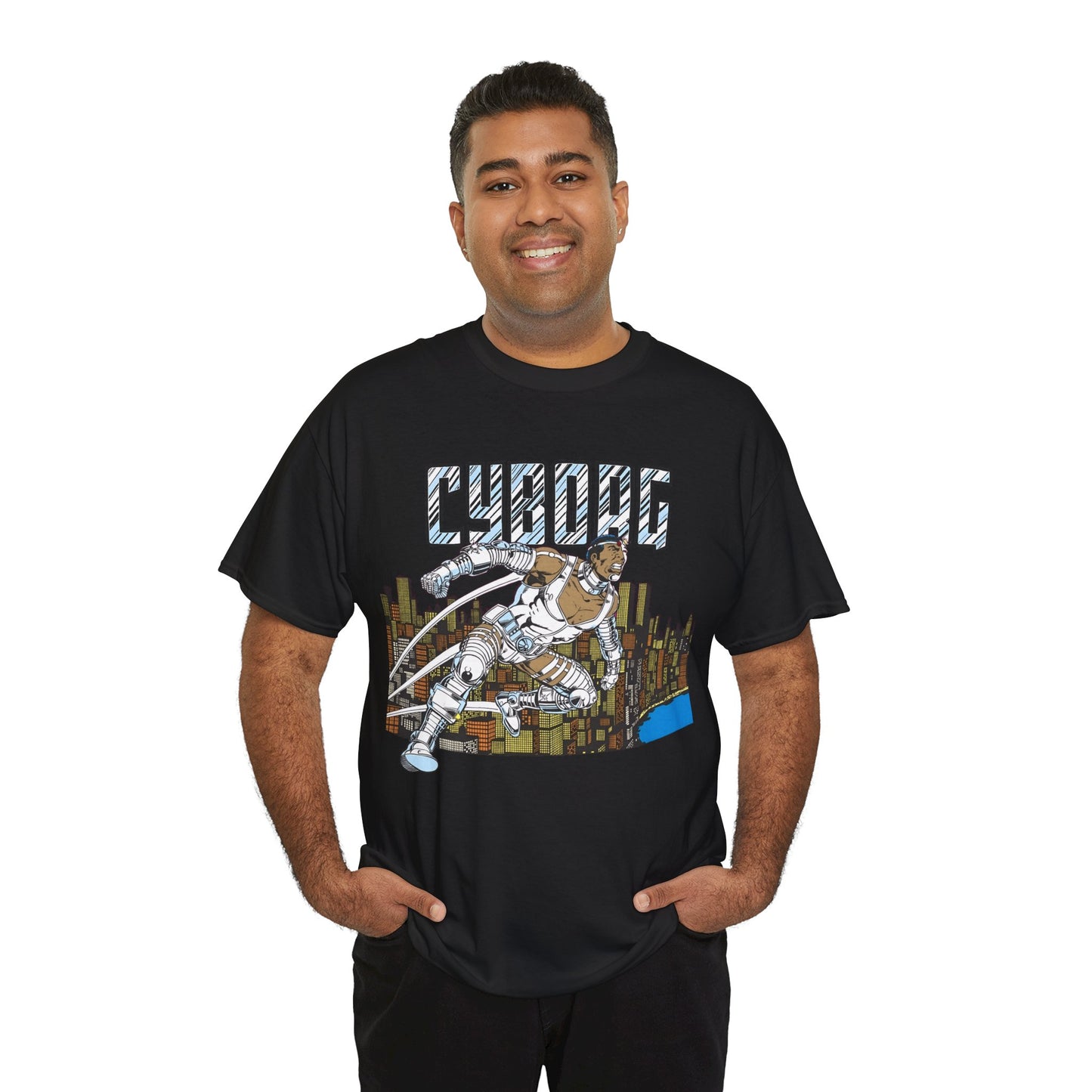 Cyborg T-Shirt - George Perez Art - New Teen Titans - DC Comics