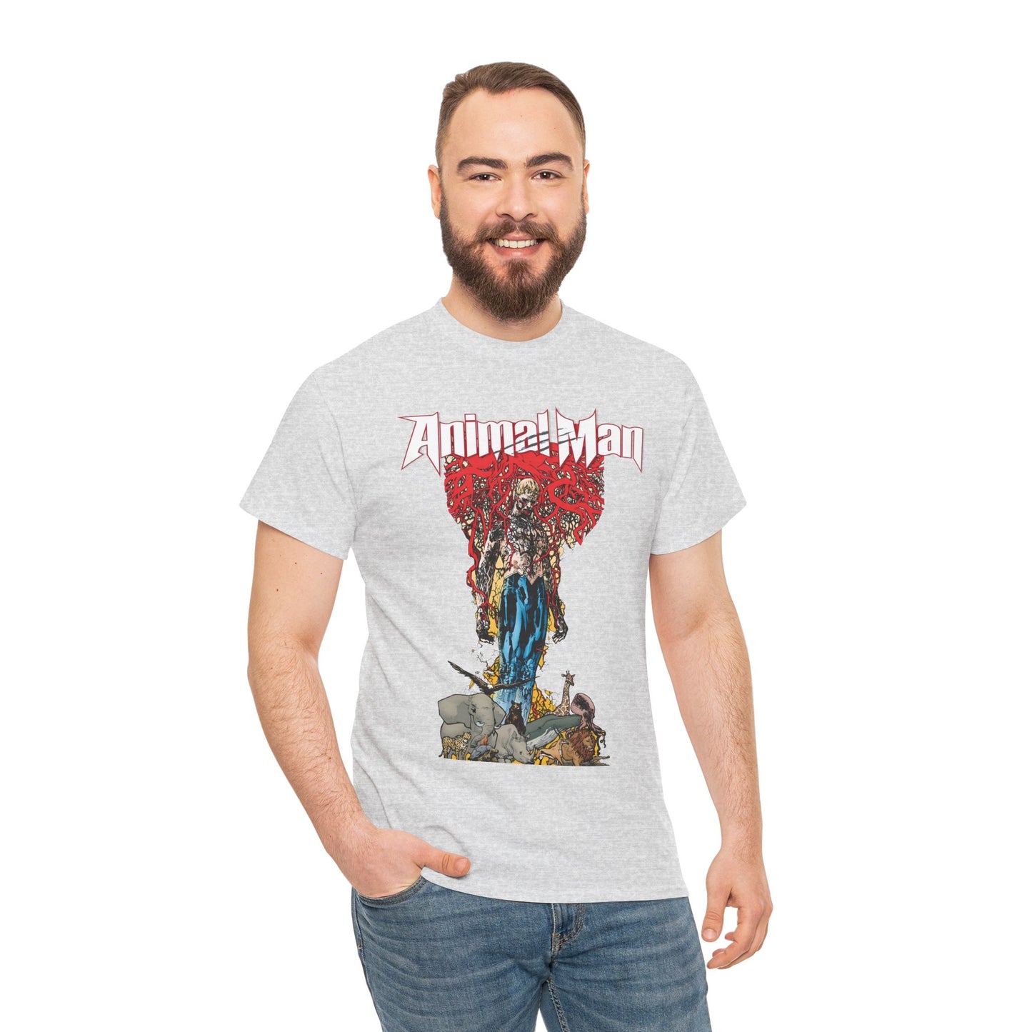 Animal Man T-Shirt - Travel Foreman Art - Buddy Baker - New 52 - DC Comics
