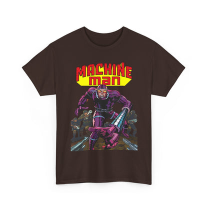 Machine Man T-Shirt - Jack Kirby Creation - Popular 1970s Hero - Marvel Comics